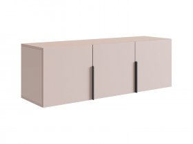 Антресоль трехдверная L1200 Баско (кашемир) в Красноярске - krasnoyarsk.mebel-nsk.ru | фото