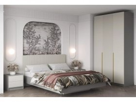 Кровать двуспальная 1,6м КР-002 Селена в Красноярске - krasnoyarsk.mebel-nsk.ru | фото