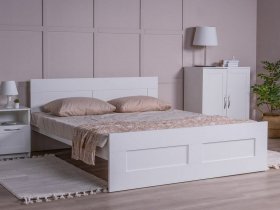 Кровать двуспальная 1,6м Сириус в Красноярске - krasnoyarsk.mebel-nsk.ru | фото