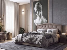 Кровать двуспальная 1,8м Верона-2 в Красноярске - krasnoyarsk.mebel-nsk.ru | фото