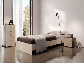 Кровать односпальная 0,9м Гиза в Красноярске - krasnoyarsk.mebel-nsk.ru | фото