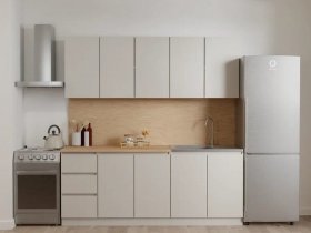 Кухонный гарнитур Мори 2,0 м (сатин) в Красноярске - krasnoyarsk.mebel-nsk.ru | фото