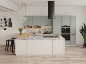 Модульная кухня Перо 3,4м (оазис) в Красноярске - krasnoyarsk.mebel-nsk.ru | фото